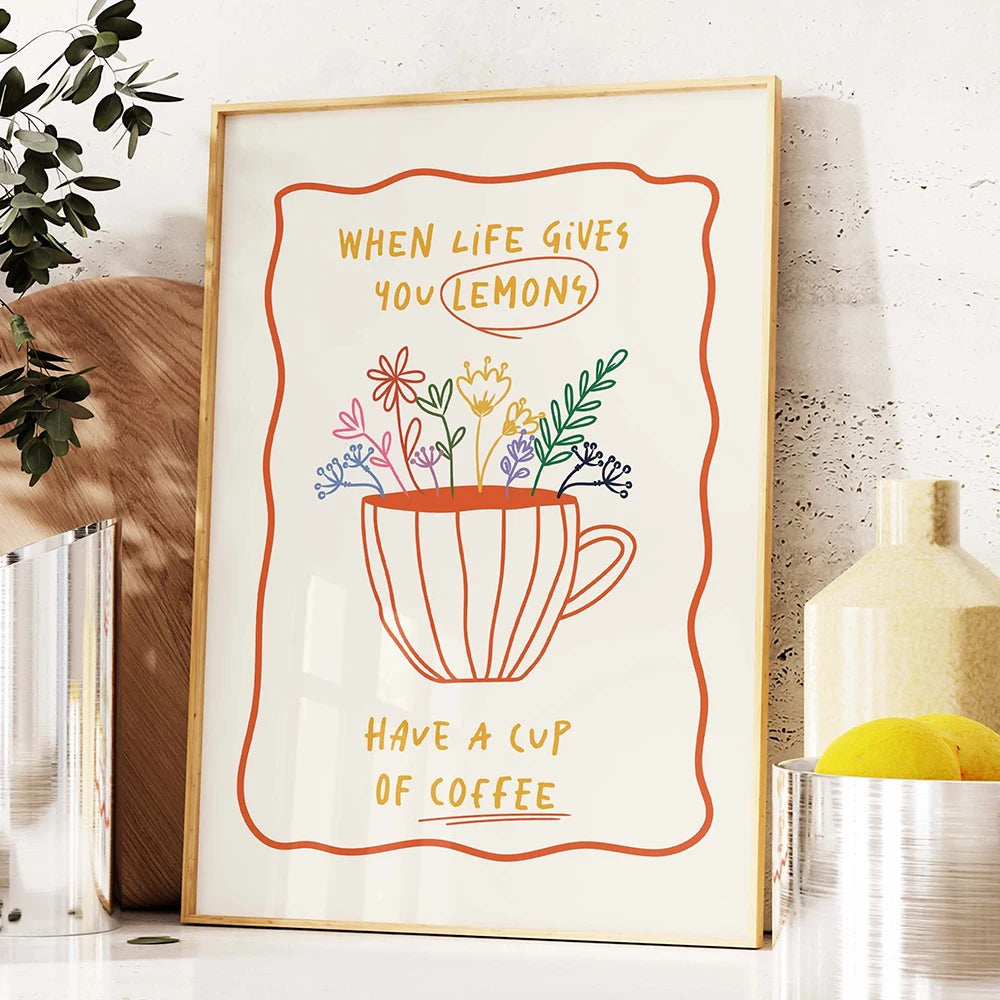 Bold Bistro Prints – Retro Maximalist French Food & Drink Posters
