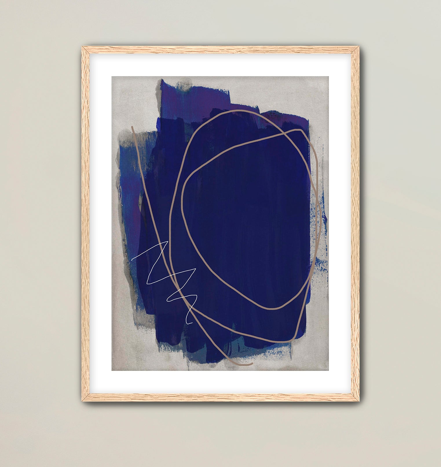 Blue Strokes 5