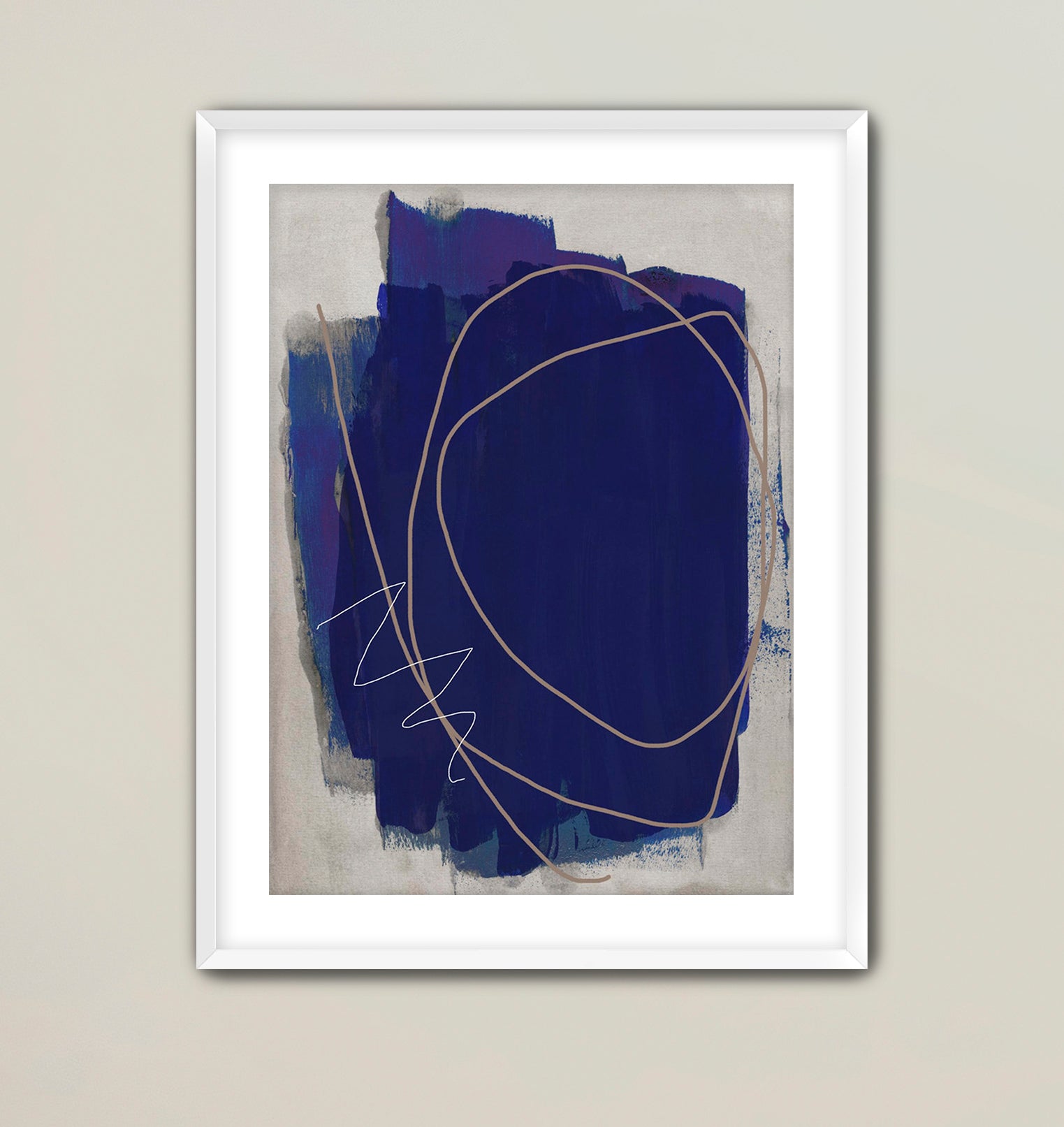 Blue Strokes 5