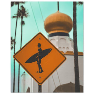 Surf Crossing at Swami's - Encinitas Beach Surfing Print, Surfboard Artwork Decor, California, Costal, FREE SHIPPING - Best Coast Prints