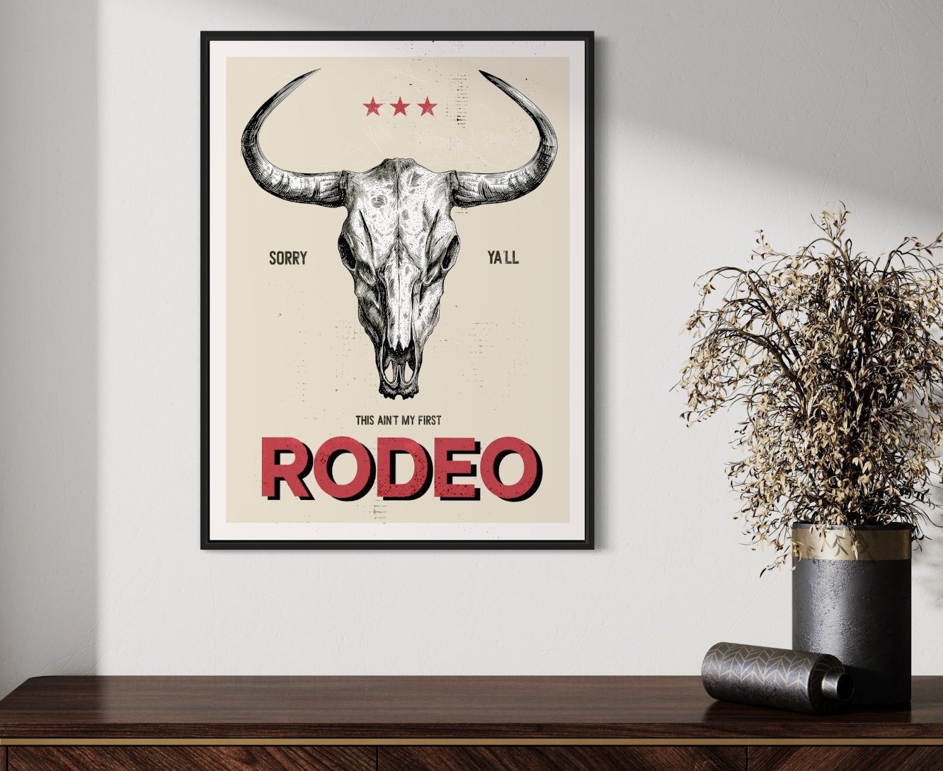 This Ain't My First Rodeo Print - Best Coast Prints