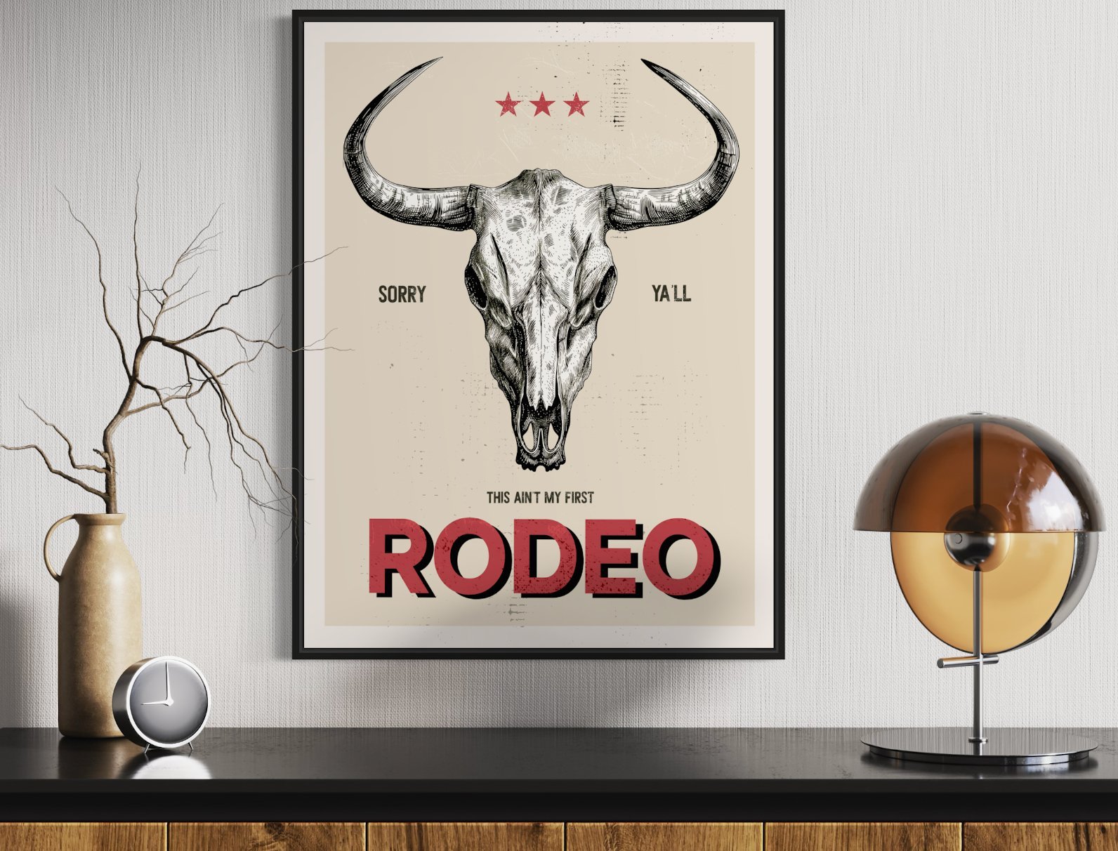 This Ain't My First Rodeo Print - Best Coast Prints